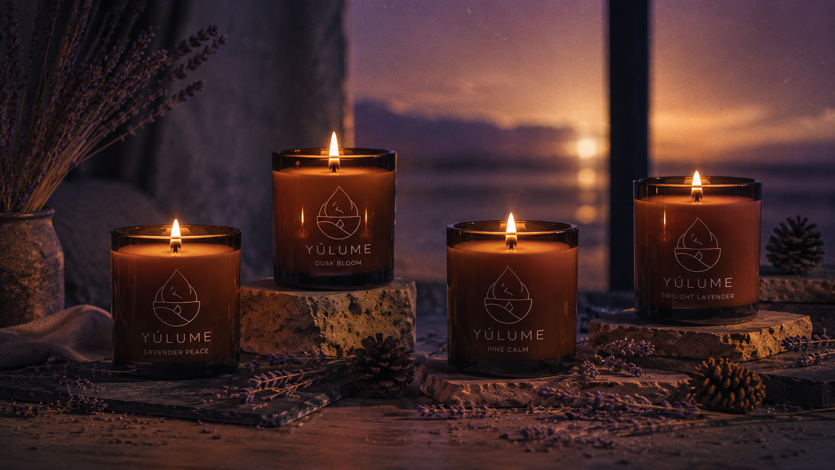Bộ sưu tập nến thơm The Dusk - Hoàng Hôn Tĩnh Lặng YÚLUME